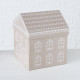 Vánoční kartonová dárková krabice motiv Perníkový domeček - set 4ks