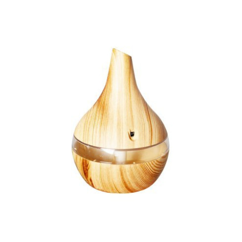 Ultrasonický USB aromatický zvlhčovač vzduchu 300ml - svetlo hnedý