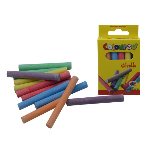 Barevné křídy - 12 ks