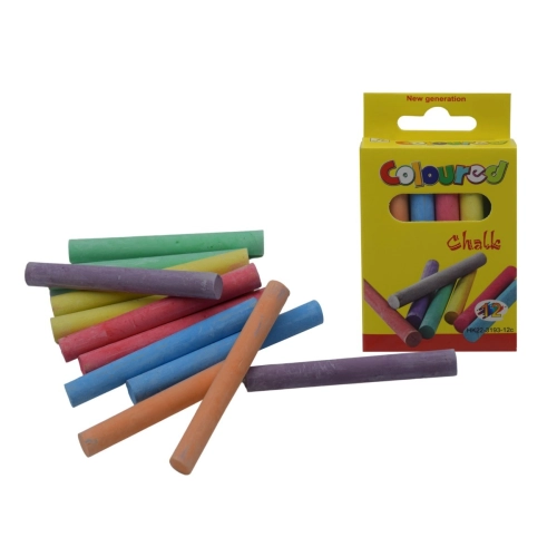 Barevné křídy - 12 ks