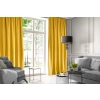 Dizajnový záves Rosa z jemného zamatu - 135x300 cm - horčicový uchytenie riasiaca páska