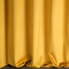 Dizajnový záves Rosa z jemného zamatu - 135x300 cm - horčicový uchytenie riasiaca páska