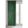 Dizajnový záves Rosa z jemného zamatu - 135x300 cm - zelený uchytenie riasiaca páska
