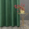 Dizajnový záves Rosa z jemného zamatu - 135x300 cm - zelený uchytenie riasiaca páska