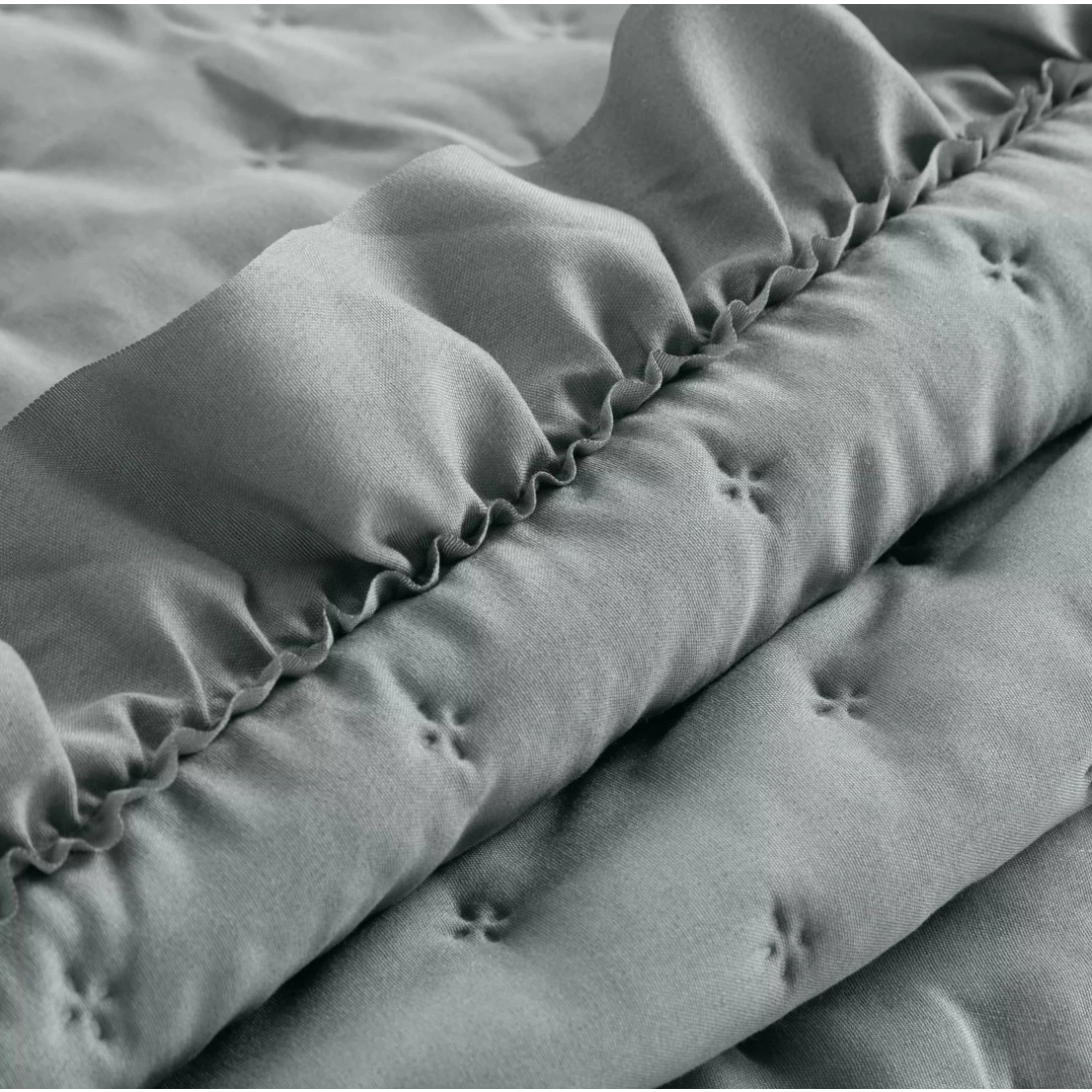 Prehoz 220x240 cm mikrovláknový, strieborný