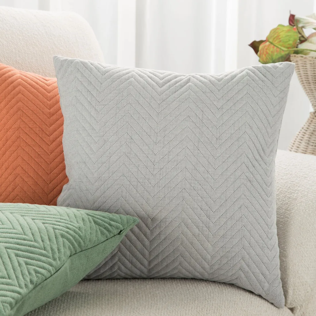 Prémiový prešívaný ľanový prehoz z tkaniny so štruktúrou ľanu - tehlový 220x240 cm 