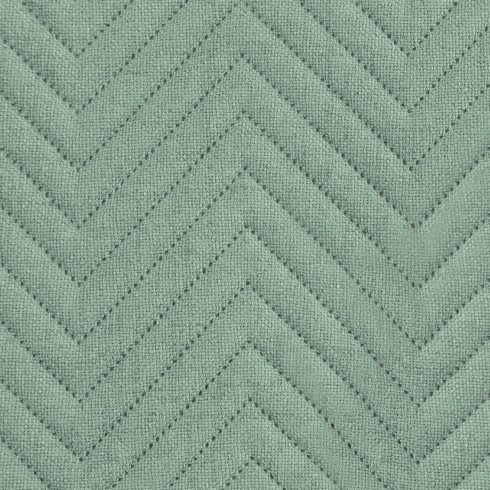 Prémiový prešívaný ľanový prehoz z tkaniny so štruktúrou ľanu - zelený 200x220 cm 
