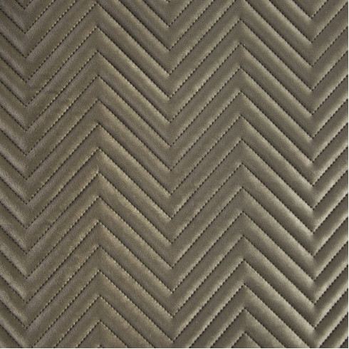 Prémiový prešívaný prehoz Sofia z jemného a matného zamatu - hnedý 200x220 cm 