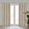 Záves Adari z hladkej matnej látky 140x250 cm - béžový, uchytenie dekoračné kolieska