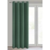 Záves Adari z hladkej matnej látky 140x250 cm - zelený, uchytenie dekoračné kolieska