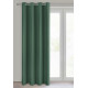 Záves Adari z hladkej matnej látky 140x250 cm - zelený, uchytenie dekoračné kolieska