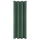 Záves Adari z hladkej matnej látky 140x250 cm - zelený, uchytenie dekoračné kolieska