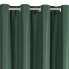 Záves Adari z hladkej matnej látky 140x250 cm - zelený, uchytenie dekoračné kolieska