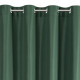 Záves Adari z hladkej matnej látky 140x250 cm - zelený, uchytenie dekoračné kolieska