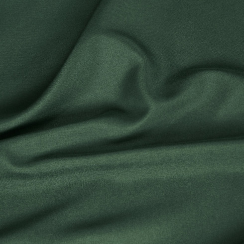 Záves Adari z hladkej matnej látky 140x250 cm - zelený, uchytenie dekoračné kolieska