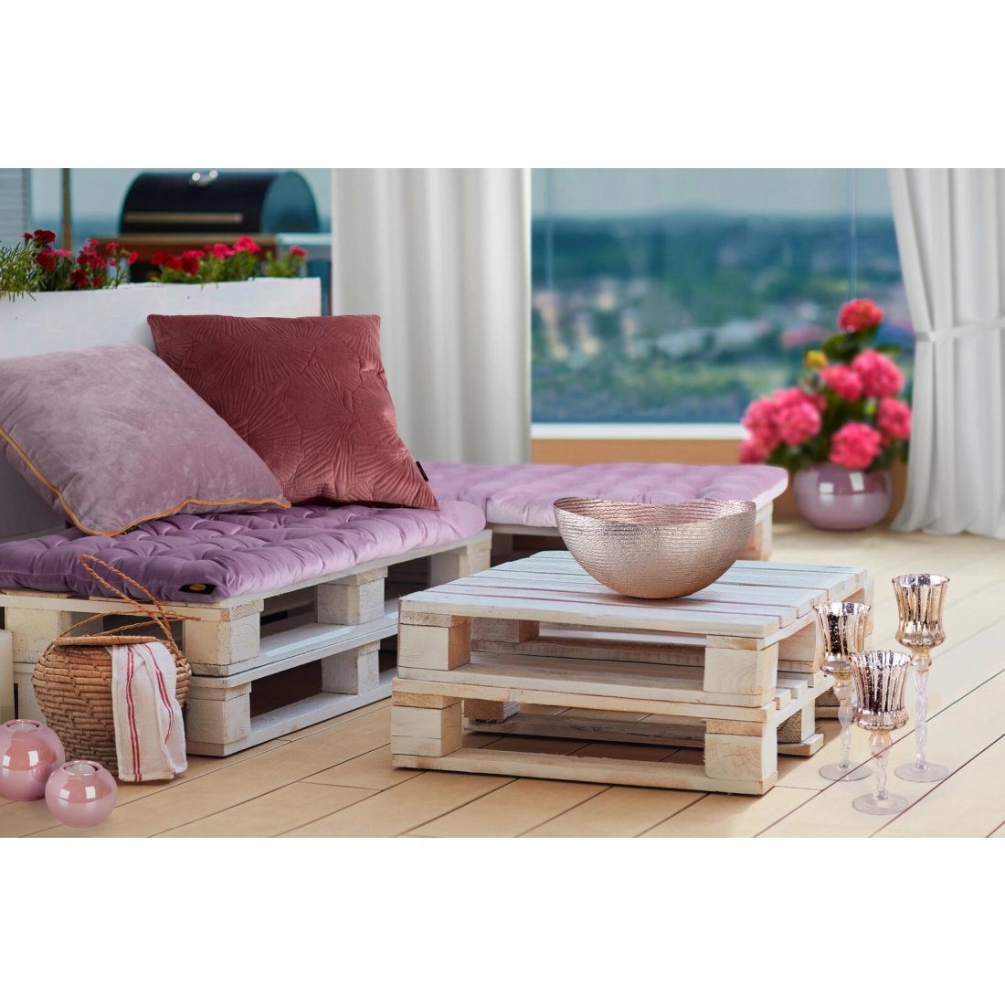 Rita függöny sima szövetből, 140 x 250 cm - fehér, rögzítés: dekoratív karikák