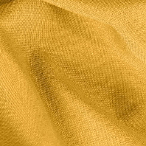 Záves Rita z hladkej látky 140x250 cm - horčicový, uchytenie dekoračné kolieska Záves Rita z hladkej látky 140x250 cm - horčicový, uchytenie dekoračné kolieska