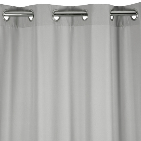 Záves Rita z hladkej látky 140x250 cm - oceľový, uchytenie dekoračné kolieska Záves Rita z hladkej látky 140x250 cm - oceľový, uchytenie dekoračné kolieska