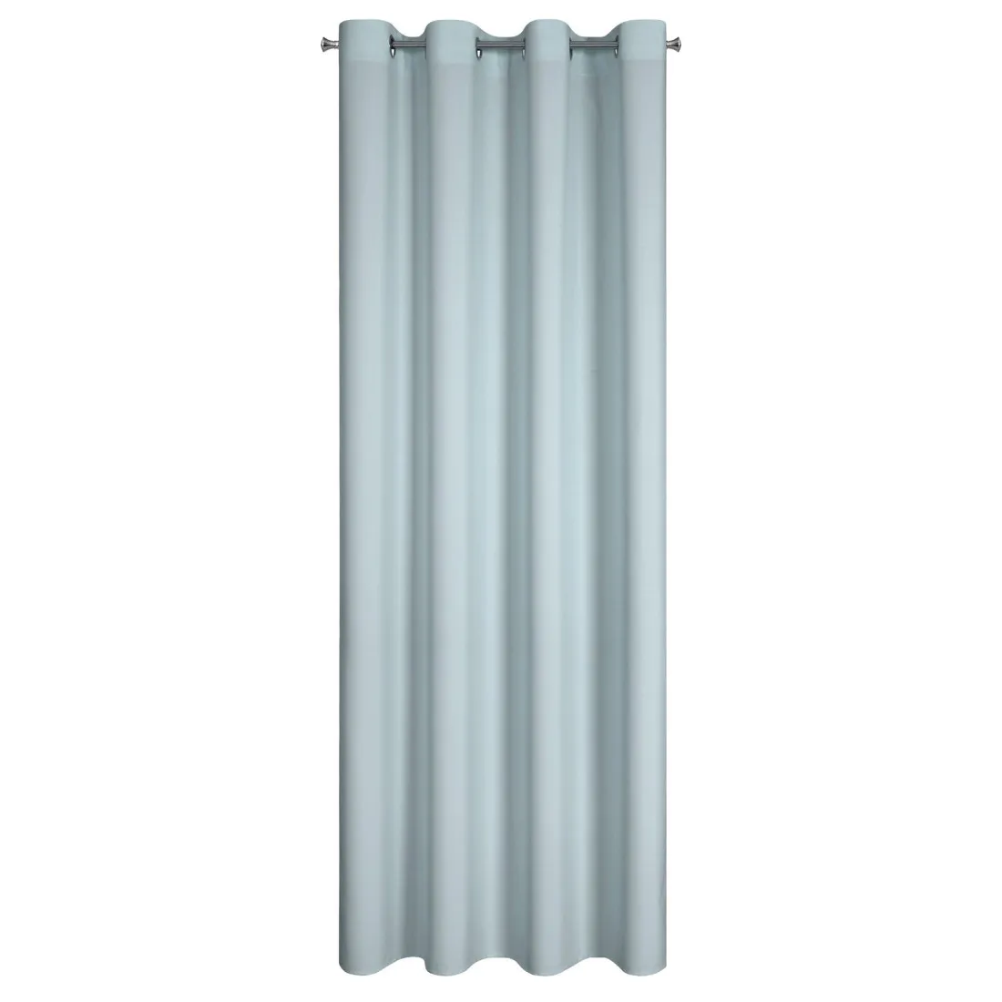 Rita függöny sima szövetből, 140 x 250 cm - platinaszínű, dekoratív karikás rögzítés