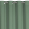 Rita függöny sima szövetből 140 x 250 cm - sötét mentazöld, dekoratív karikás rögzítés