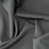 Rita függöny sima szövetből 140 x 250 cm - sötétszürke, dekoratív karikás rögzítés