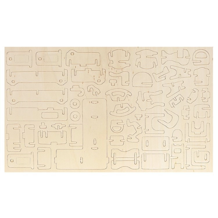 3D puzzle - nábytok pre bábiky 34 ks