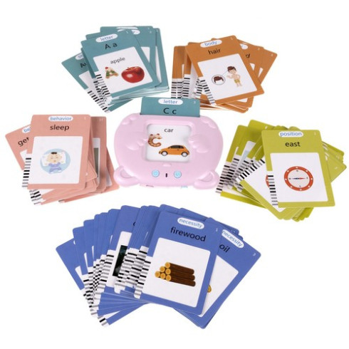 Čítačka kariet pre výučbu angličtiny - ružová