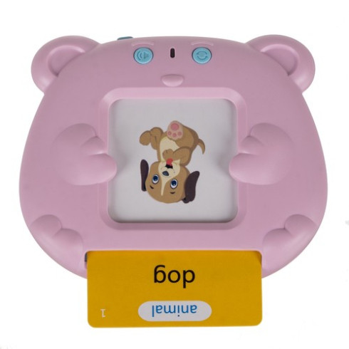 Čítačka kariet pre výučbu angličtiny - ružová