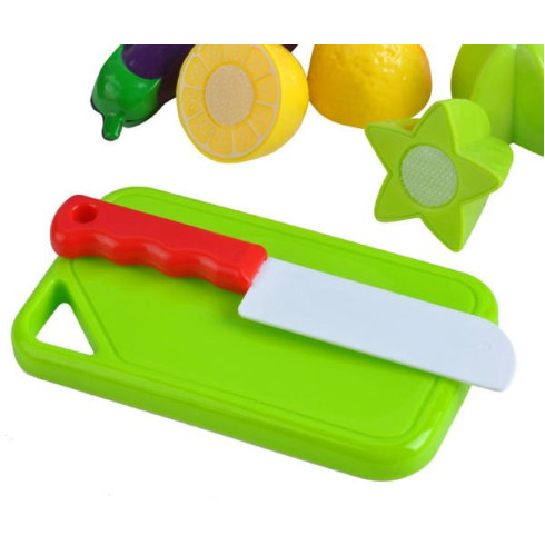 Detská plastová sada ovocia a zeleniny - 13 dielna