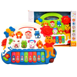 Detské edukačné piáno - zvieratká