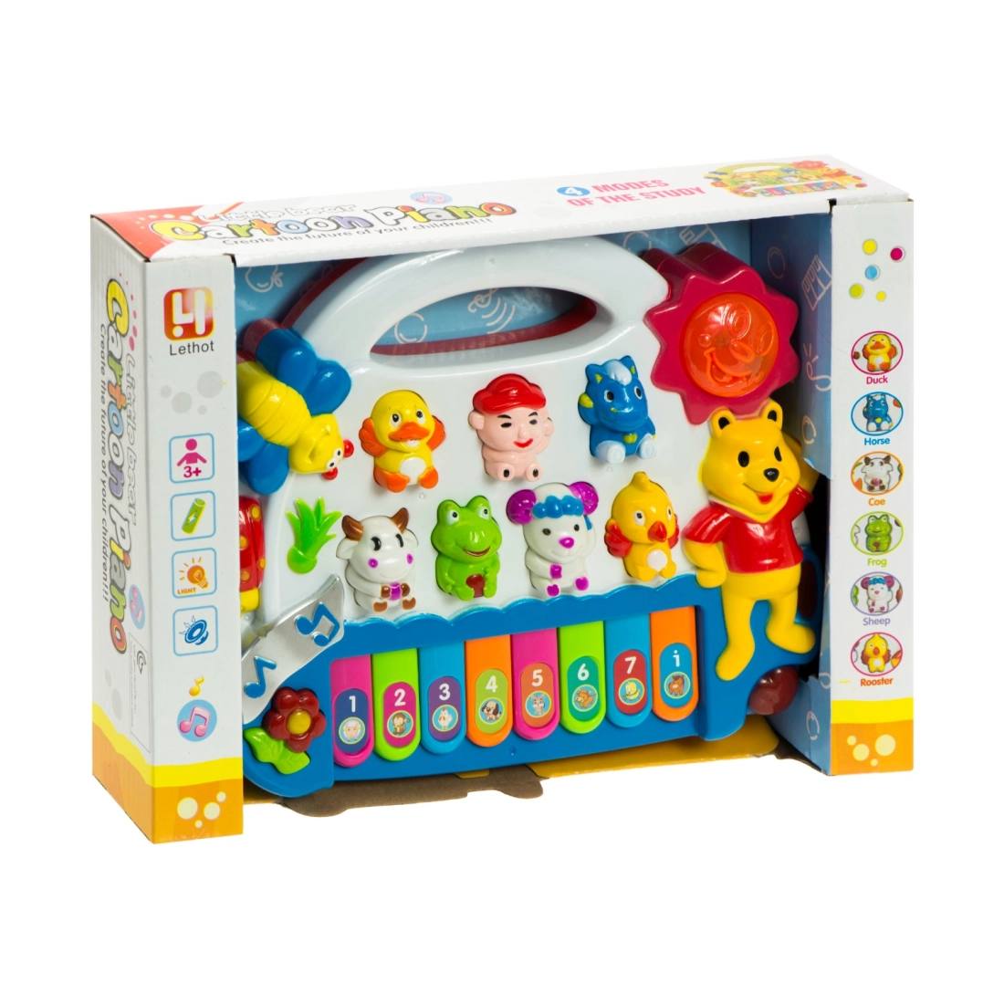 Detské edukačné piáno - zvieratká