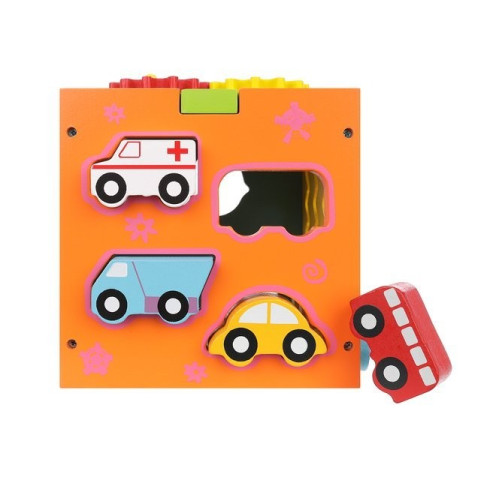 Drevená edukačná kocka