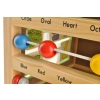 Drevená motorická kocka - chodítko pre deti