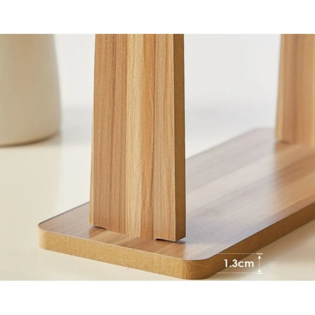 Drevené kozmetické zrkadlo obdĺžnikové