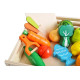 Dřevěný box ovoce a zeleniny s magnetem XXL