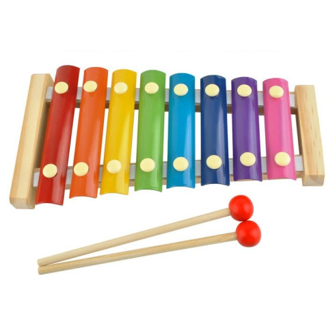 Farebný cimbal pre deti + 2 paličky