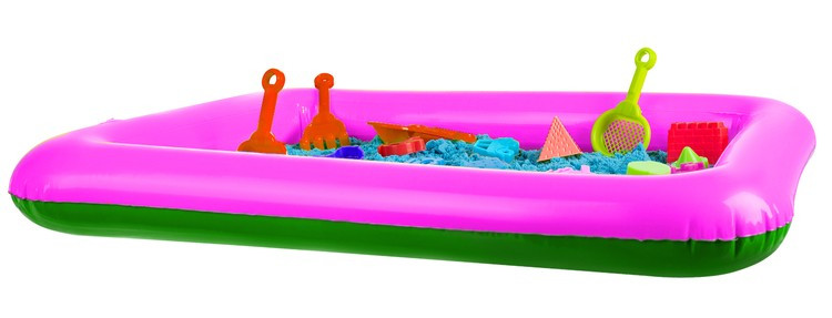 Kinetický piesok s formičkami 14 ks + 2kg piesku a príslušenstvo