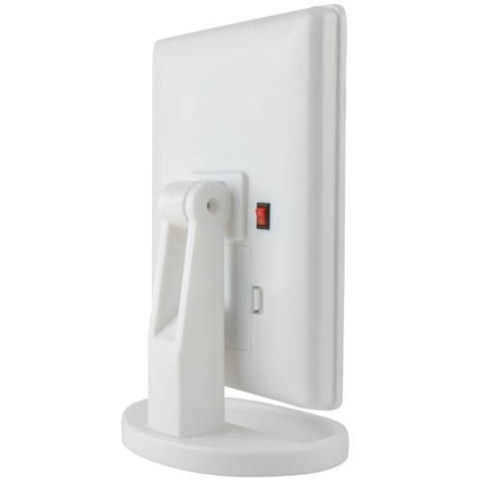 Kozmetické zrkadlo 16 LED, biele