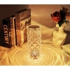 Stolní lampa Crystal LED -16 barev s dálkovým ovládáním, 400 mAh