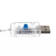 LED světelný řetěz 138 LED USB - studený bílý