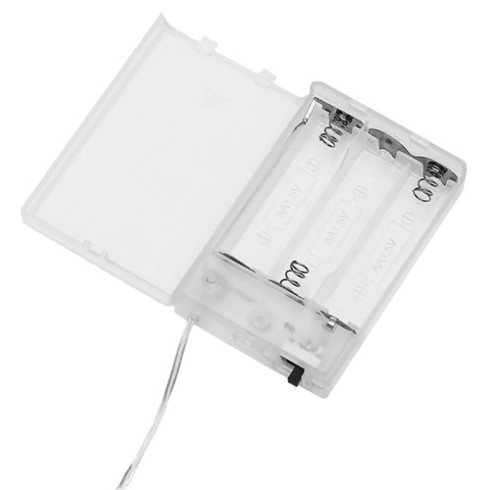 Bateriový světelný řetěz LED 100 LED, 10 m - barevný