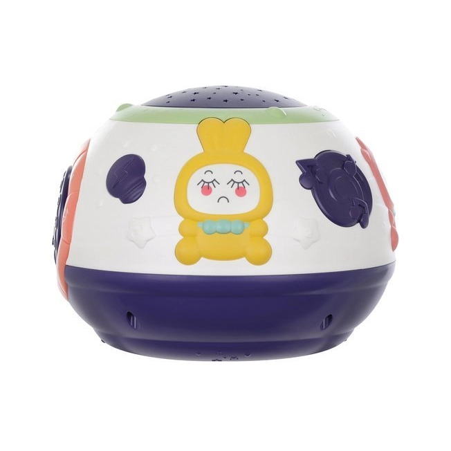 Nočné LED svetlo s projektorom a polohou 3v1