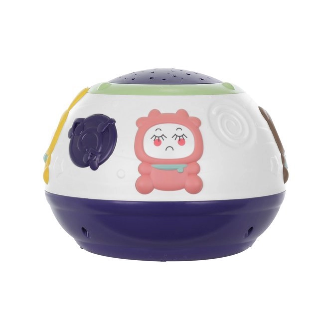 Nočné LED svetlo s projektorom a polohou 3v1