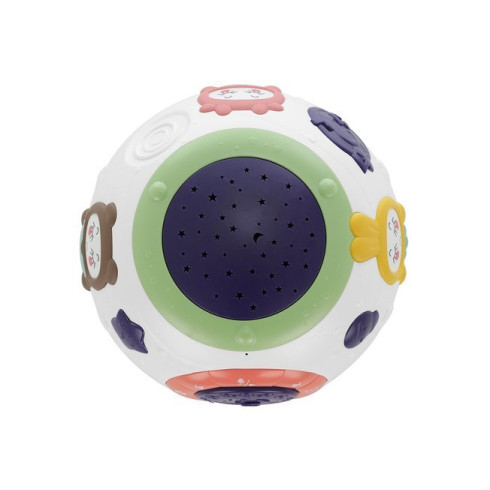 Nočné LED svetlo s projektorom a polohou 3v1