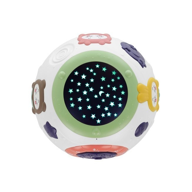 Nočné LED svetlo s projektorom a polohou 3v1