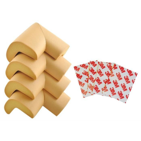 Penová ochrana rohov - hnedá 4 ks