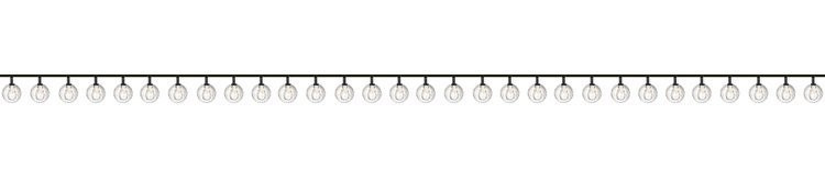 Solárna dekoračná reťaz - girlanda 4,3 m 