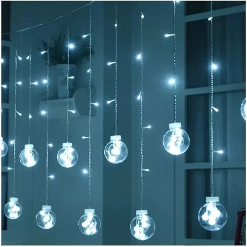 Světelný řetěz 108 LED USB - studený bílý