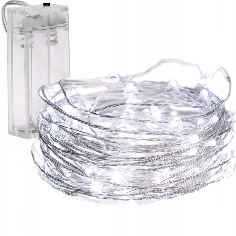 Vnitřní LED osvětlení 20 LED - studená bílá, na baterky