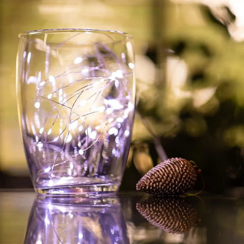 Vnitřní LED osvětlení 20 LED - studená bílá, na baterky